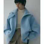 コート アウター 「STUDIOUS/ステュディオス」「EC限定カラー」STAND COLLAR SHAGGY MIDDLE COAT/スタンドカラー