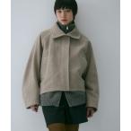 ショッピングウール ブルゾン アウター 「STUDIOUS/ステュディオス」Stand Collar Wool Blouson/スタンドカラーウールブルゾン レディース