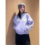 ショッピングサテン パーカー 「Reebok× FRAY I.D」サテンロゴニットフーディー レディース