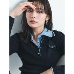 ニット セーター 「Reebok× FRAY I.D」ラメリブポロカラーニット レディース