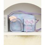 ショッピングKIDS ショルダー ショルダーバッグ Coboca+合皮グラデチェック2PぷくぴとSD kids キッズ 子供 女の子