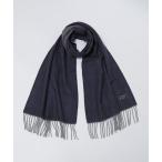 マフラー SHIPS: カシミヤ ヘリンボーン リバーシブル マフラー メンズ