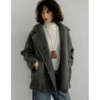 コート チェスターコート 「2025 WINTER PRE ORDER」オーバーサイズボアダブルミドルチェスターコート レディース