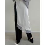 ショッピングリエディ スカート 「2025 WINTER PRE ORDER」サテンレースアシンメトリーラップスカート