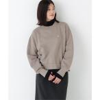 トレーナー スウェット モチーフワッペン裏起毛スウェット レディース