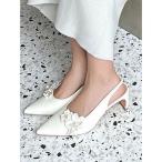 シューズ 2WAYモチーフミュール レディース