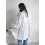 ブラウス シャツ スリーブデザインルーズシャツ レディース