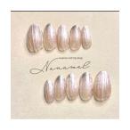 ネイルチップ ネイルシール 「nanamel」ピンク(MA)