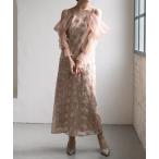 ドレス チュールオフショルイルミナドレス