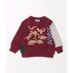 トレーナー  恐竜プリント裏毛トレーナー キッズ 子供服 男の子