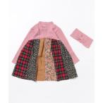 ワンピース ヘアバンド＆ワンピース キッズ 子供服 女の子