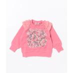トレーナー  花の裏毛トレーナー キッズ 子供服 女の子