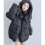 ショッピングリボン ダウンコート ダウンジャケット リボンエコダウンミドル丈ブルゾン レディース