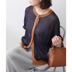 「Remind me and forever」 ニットカーディガン FREE ネイビー レディース