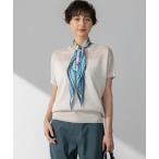 「23区」 半袖ニット 38 グレー レディース