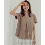 「GLOBAL WORK」 半袖カットソー LARGE モカ レディース