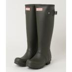 「HUNTER」 レインブーツ 37 グレー レディース