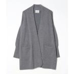 「IENA」 ニットコート FREE グレー レディース