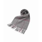 マフラー PIACENZA(ピアツェンツァ) シルク/カシミヤ チェックマフラー 30×180 メンズ レディース