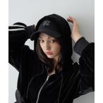 キャップ 帽子 ラインストーンロゴキャップ レディース