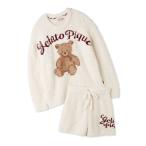 パジャマ ルームウェア 「ONLINE限定」「HOLIDAY」ジェラートスノーベアジャガードプルオーバー＆ショートパンツ レディース