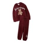 パジャマ ルームウェア 「ONLINE限定」「HOLIDAY」ジェラートスノーベアジャガードプルオーバー＆ロングパンツ レディース