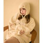 ショッピングニット帽 ニット帽 ニットキャップ 耳当て付きループニット帽 レディース