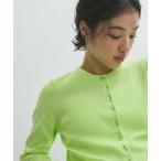 ショッピングサステナブル商品 「ADAM ET ROPE'」 ニットカーディガン FREE ライトグリーン レディース