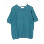 [417 EDIFICE] короткий рукав вязаный MEDIUM зеленый мужской 