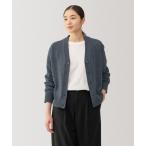 「無印良品」 ニットカーディガン M チャコールグレー レディース