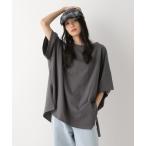 「Heather」 半袖Tシャツ FREE チャコールグレー レディース