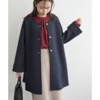 [IKKA LOUNGE] no color пальто M темный темно-синий женский 