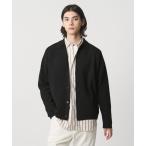 カーディガン ウール カシミヤ スウェット ポロカラー カーディガン メンズ