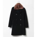 ショッピングBURBERRY 「BURBERRY BLUE LABEL」 チェスターコート 36 ブラック レディース