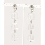 [Ray BEAMS] серьги ( обе уголок для ) ONE SIZE серебряный женский 