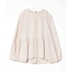 「Pierrot」 ブルゾン L ライトグレー レディース