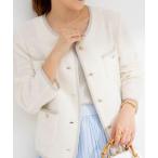 ショッピングセール価格 「NOLLEY'S Sophi」 ツイードジャケット 38 オフホワイト レディース