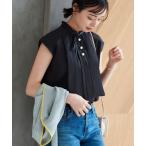 「RUIRUE BOUTIQUE」 半袖ブラウス LL ブラック レディース