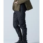 パンツ 「TAION(タイオン)」「ウィメンズ」ミリタリー ジップスリット ダウンパンツ レディース メンズ