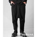 「antiqua」 サルエルパンツ FREE ブラック レディース