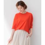 「23区」 半袖ニット 38 レッド レディース