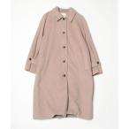 [FREAK'S STORE] пальто с отложным воротником свободный оттенок коричневого прочее женский 