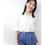 「N.（N. Natural Beauty Basic）」 半袖ブラウス MEDIUM オフホワイト レディース