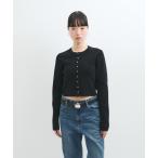 「ADAM ET ROPE'」 カーディガン FREE ブラック レディース