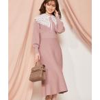 ショッピングニットワンピ 「NOELA」 ニットワンピース フリー ピンク レディース