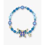 ブレスレット 蝶モチーフ ゴムブレ