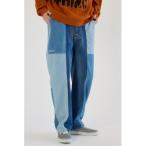 ジーンズ パッチワークバレルデニ