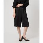 パンツ 「conte」サテン ハーフパンツ レディース