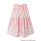 スカート Little Twin Stars×PINK HOUSE A Starry Night Wish柄スカート