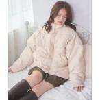 ショッピングブルゾン ブルゾン アウター volume knit padded jacket / ボリュームニットナカワタジャケット レディース